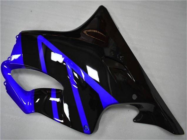 Bleu Noir Brillant Carénages Moto Honda CBR600 F4i 2001-2003