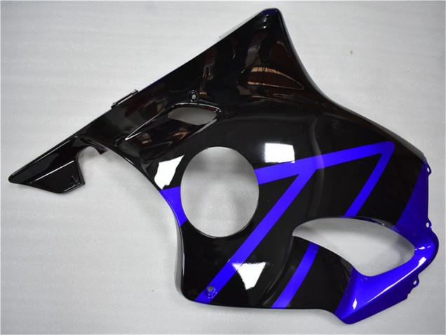 Bleu Noir Brillant Carénages Moto Honda CBR600 F4i 2001-2003