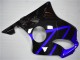 Bleu Noir Brillant Carénages Moto Honda CBR600 F4i 2001-2003