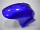 Bleu Noir Brillant Carénages Moto Honda CBR600 F4i 2001-2003