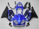 Bleu Noir Brillant Carénages Moto Honda CBR600 F4i 2001-2003