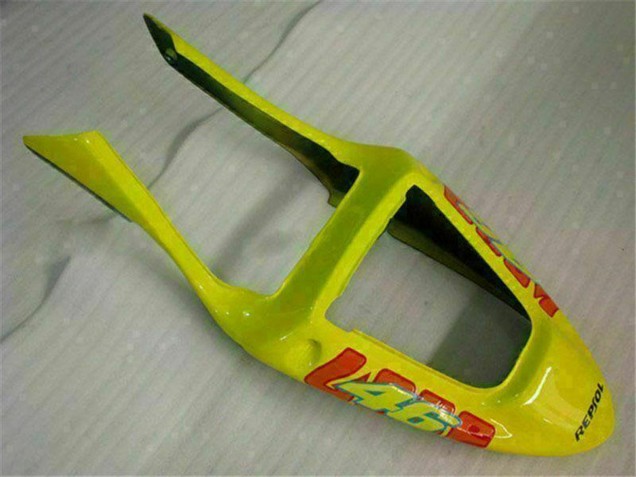 Jaune Orange Noir Brillant Rossi 46 Carénage Moto Honda CBR600 F4i 2001-2003
