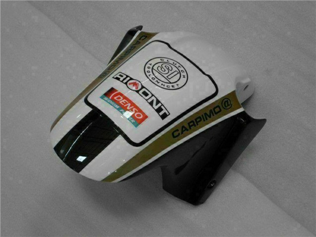 Blanc Jaune Noir Brillant Playboy Carénage Moto Honda CBR600 F4i 2001-2003