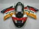 Orange Blanc Rouge Noir Brillant Repsol Carénages Moto Honda CBR1100XX Blackbird 1996-2007