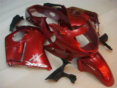 Rouge Carénages Moto Honda CBR1100XX Blackbird 1996-2007 Pas Chère