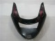 Noir Brillant Rouge Flamme Carénage Moto ABS Honda CBR1100XX Blackbird 1996-2007