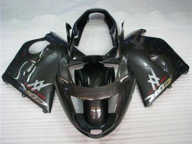 Noir Brillant Carénages Moto ABS Honda CBR1100XX Blackbird 1996-2007 Pas Chère