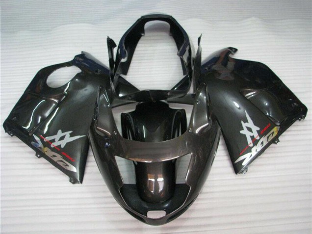 Noir Brillant Carénages Moto ABS Honda CBR1100XX Blackbird 1996-2007