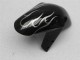 Noir Brillant Argent Flamme Carénage Moto Suzuki GSXR 600/750 2001-2003