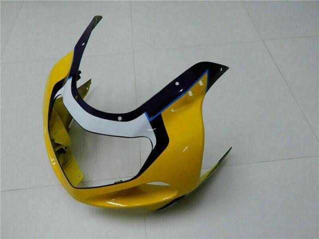 Jaune Bleu Foncé Noir Brillant Carénage Moto Suzuki GSXR 600/750 2001-2003