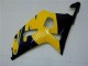 Jaune Bleu Foncé Noir Brillant Carénage Moto Suzuki GSXR 600/750 2001-2003