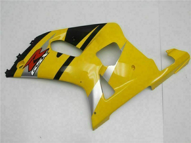 Jaune Noir Carénage Moto Suzuki GSXR 600/750 2001-2003