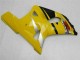 Jaune Noir Carénage Moto Suzuki GSXR 600/750 2001-2003