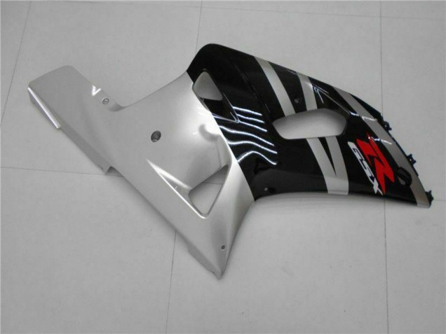 Argent Noir Brillant Rouge Carénage Moto Suzuki GSXR 600/750 2001-2003