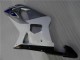 Blanc Argent Bleu Noir Carénage Moto Suzuki GSXR 600/750 2001-2003