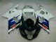 Blanc Bleu Noir Brillant Rouge Carénage Moto Suzuki GSXR 600/750 2004-2005