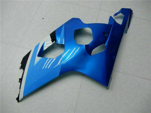 Blanc Bleu Noir Carénage Moto Suzuki GSXR 600/750 2004-2005