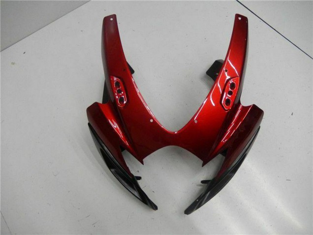 Rouge Noir Brillant Carénages Moto Suzuki GSXR 600/750 2006-2007