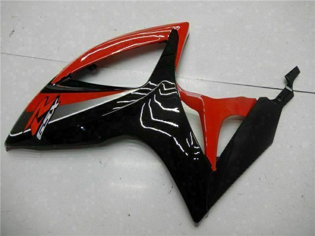 Rouge Noir Brillant Carénage Moto Suzuki GSXR 600/750 2006-2007
