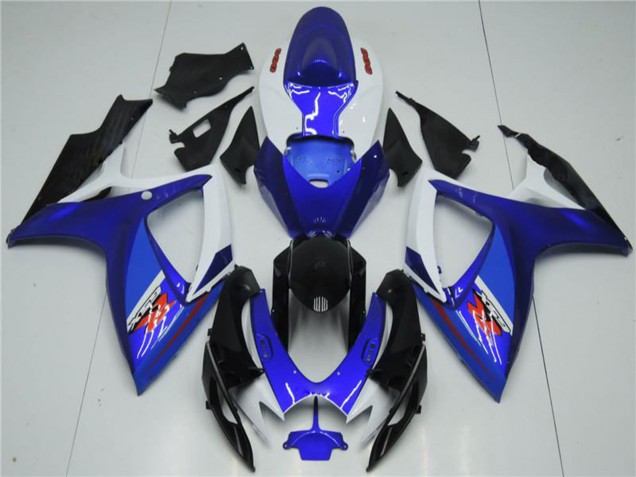 Blanc Bleu Noir Rouge Carénages Moto Suzuki GSXR 600/750 2006-2007