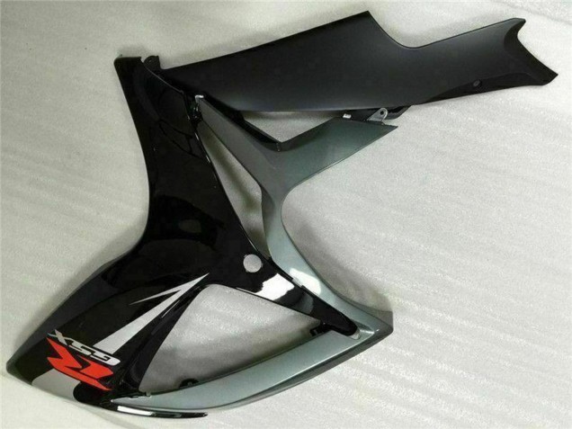 Argent Gris Noir Brillant Rouge Carénage Moto Suzuki GSXR 600/750 2006-2007