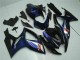 Noir Brillant Bleu Carénage Moto Suzuki GSXR 600/750 2006-2007