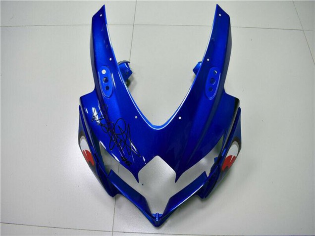 Bleu Jaune Requin Carénage Moto Suzuki GSXR 600/750 2008-2010