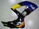 Bleu Jaune Requin Carénage Moto Suzuki GSXR 600/750 2008-2010