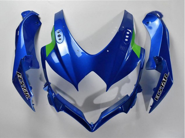 Bleu Blanc Vert Noir Carénage Moto Suzuki GSXR 600/750 2008-2010