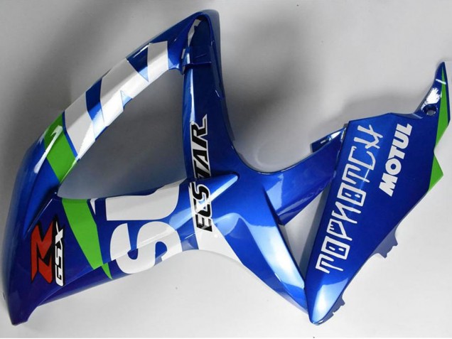 Bleu Blanc Vert Noir Carénage Moto Suzuki GSXR 600/750 2008-2010