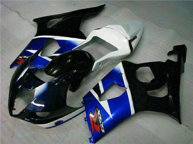 Blanc Bleu Noir Brillant Rouge Carénage Moto ABS Suzuki GSXR 1000 2003-2004