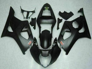 Noir Mat Rouge Carénage Moto Suzuki GSXR 1000 2003-2004 Pas Chère