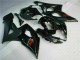 Noir Brillant Noir Mat Rouge Carénages Moto Suzuki GSXR 1000 2005-2006
