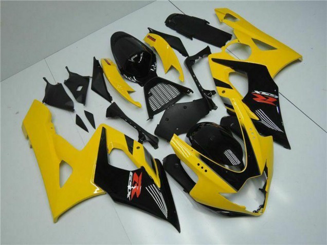 Jaune Noir Brillant Rouge Carénage Moto Suzuki GSXR 1000 2005-2006