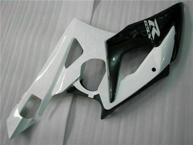 Blanc Noir Brillant Carénage Moto Suzuki GSXR 1000 2005-2006
