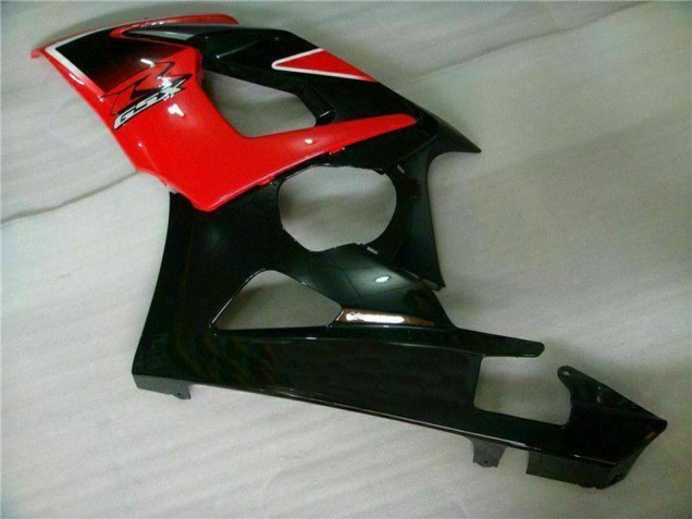 Rouge Noir Brillant Noir Mat Carénage Moto Suzuki GSXR 1000 2005-2006
