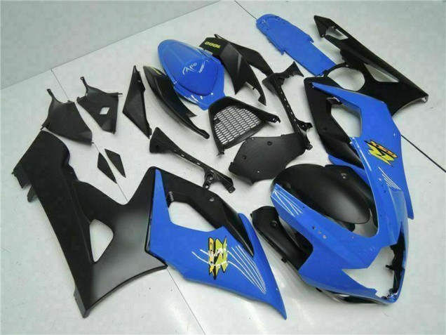 Bleu Noir Carénages Moto Suzuki GSXR 1000 2005-2006