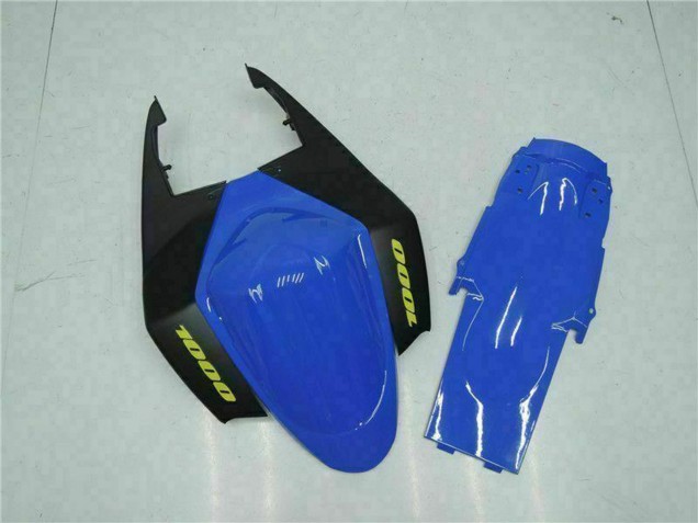 Bleu Noir Carénages Moto Suzuki GSXR 1000 2005-2006