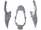Nardo Gris Noir Carénage Moto Suzuki GSXR 1000 2009-2016
