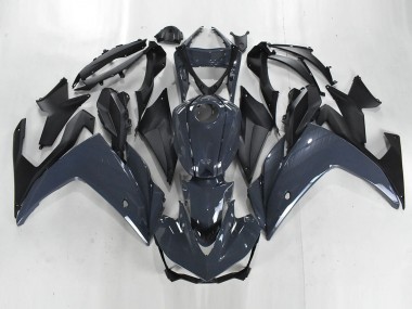 Gris Foncé Noir Mat Carénage Moto Yamaha YZF R3/R25 2015-2018 Pas Chère