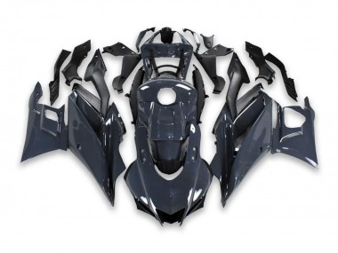 Gris Foncé Noir Carénage Moto Yamaha YZF R3/R25 2019-2021 Pas Chère