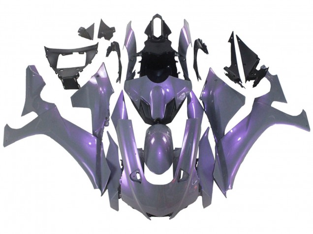 Caméléon Gris Dazz Violet Perle Carénage Moto Yamaha YZF R7 2021-2024
