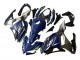 Bleu Blanc Jaune Argent Noir Carénage Moto Kawasaki Ninja 500 EX500R 2024-2025