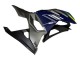 Bleu Blanc Jaune Argent Noir Carénage Moto Kawasaki Ninja 500 EX500R 2024-2025