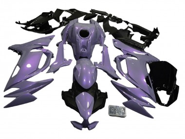 Caméléon Gris Dazz Violet Perle Carénages Moto Kawasaki Ninja 650 EX650 2020-2025 Pas Chère