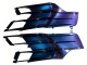 Caméléon Bleu Violet Carénage Moto Kawasaki ZX14R ZZR1400 2012-2024
