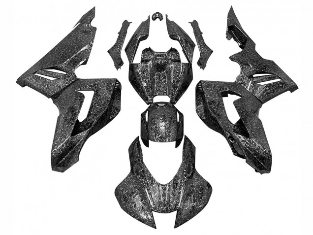 Noir Fibre de Carbone Forgée Carénage Moto Honda CBR1000RR-R 2020-2023