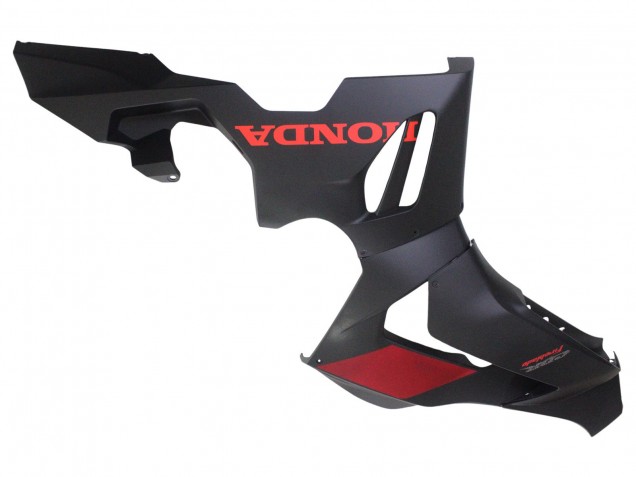 Noir Mat Rouge Carénage Moto Honda CBR1000RR-R 2020-2023
