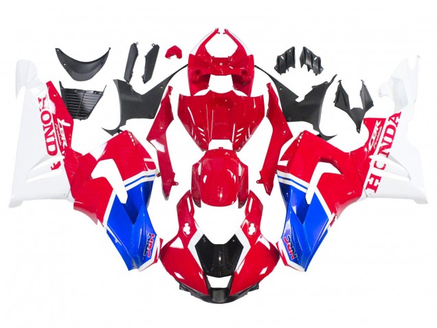 Blanc Rouge Bleu HRC Kits Carénage Moto Honda CBR1000RR-R 2020-2023