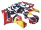 Bleu Jaune Red Bull Carénage Moto Honda CBR1000RR-R 2020-2023